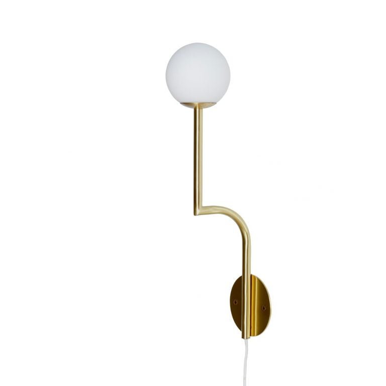 Sieninis šviestuvas Mobil 46 Brass