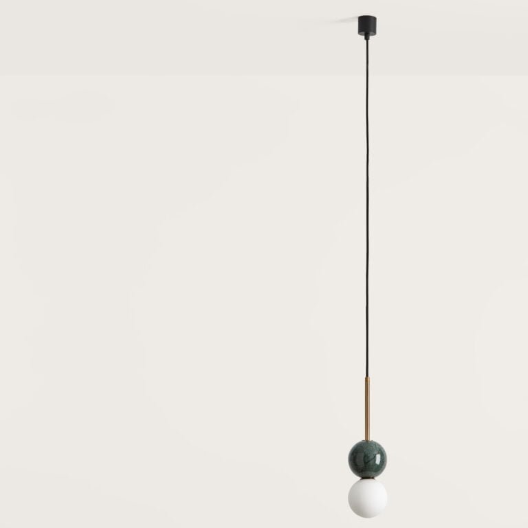 Pakabinamas šviestuvas DALT green marble