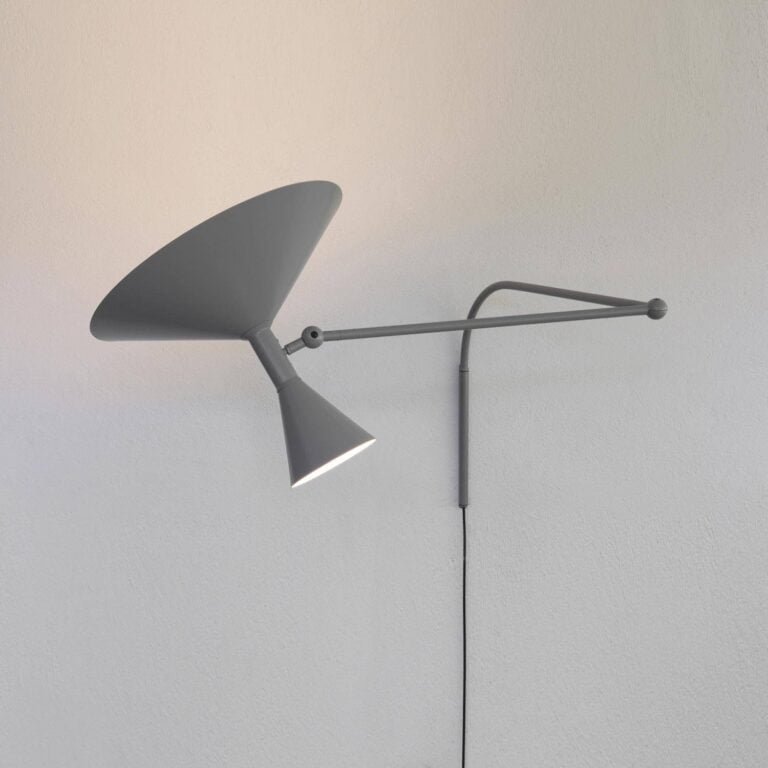 Sieninis šviestuvas Lampe de Marseille MINI grey