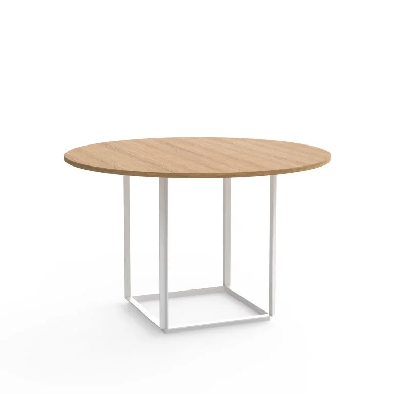 Valgomojo stalas Florence Natural Oak w. White Frame 120