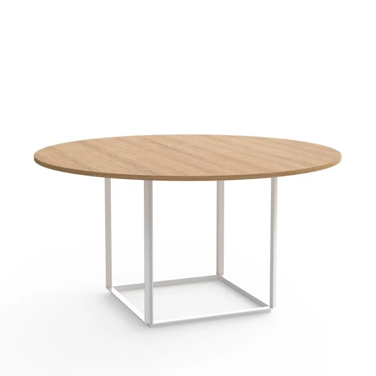 Valgomojo stalas Florence Natural Oak w. White Frame 145