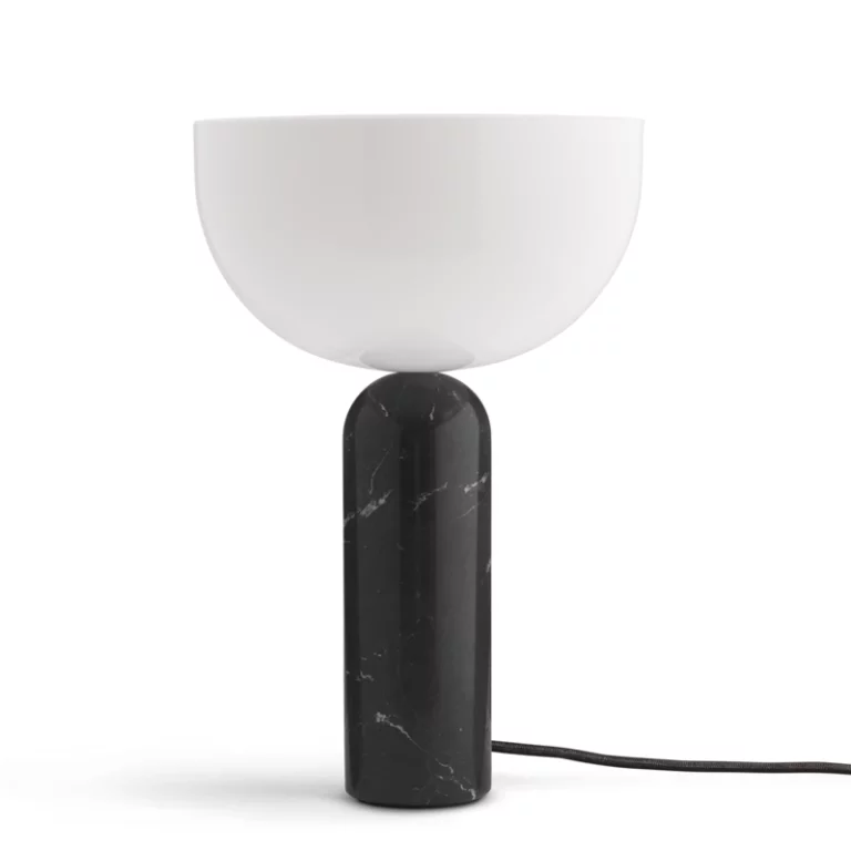 Stalinis šviestuvas Kizu Black Marble w. White Acrylic Large
