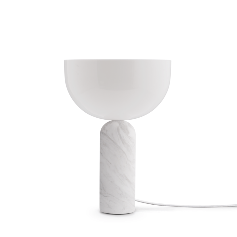 Stalinis šviestuvas Kizu White Marble w. White Acrylic Small