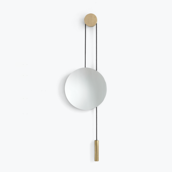 Veidrodis Rise & Shine Natural Oak w. Brass