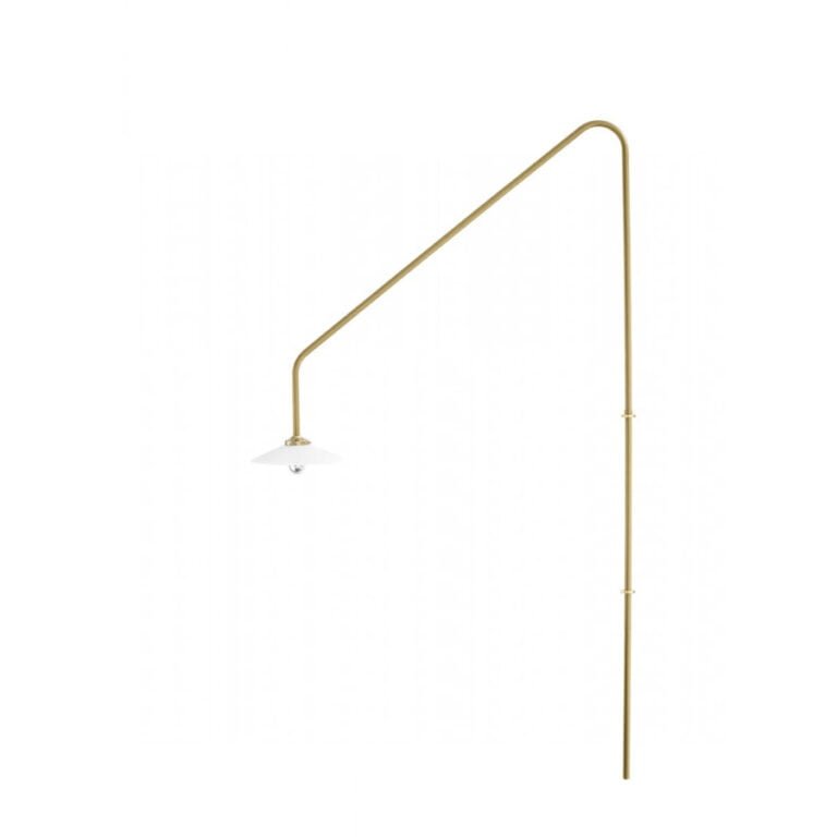 Sieninis šviestuvas n°4 brass