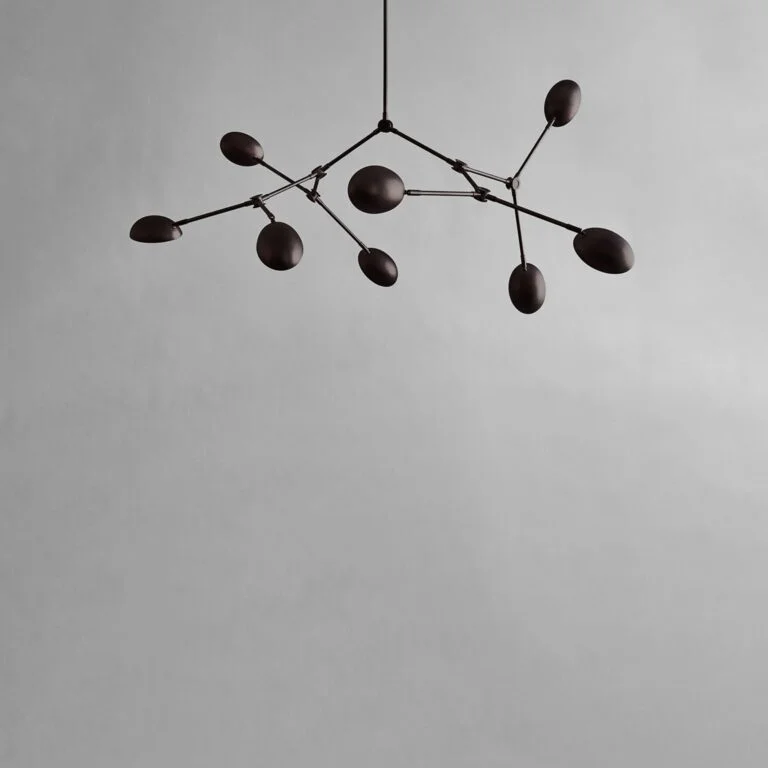 Šviestuvas Drop Burned Black Mini