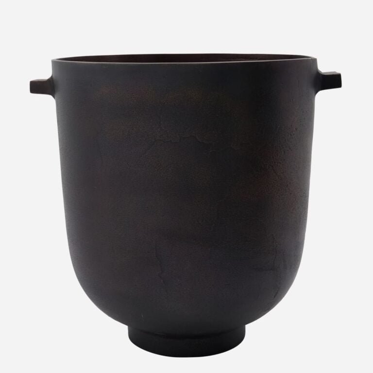 Vazonas FOEM BROWNED BRASS L