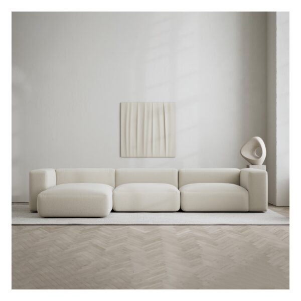Sofa Rosso Corner 3 Seat Boucle Off White