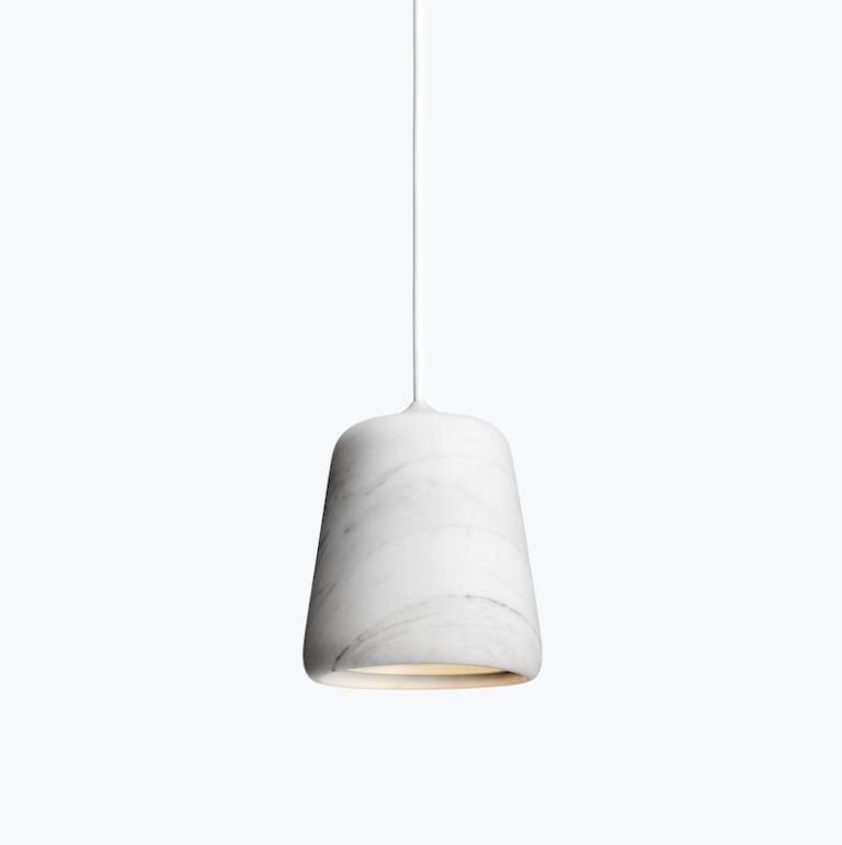 Pakabinamas šviestuvas Material White Marble