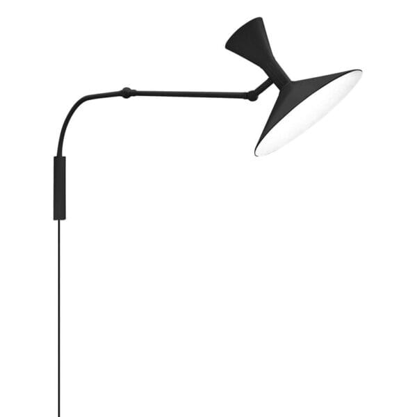 Sieninis šviestuvas Lampe de Marseille MINI black