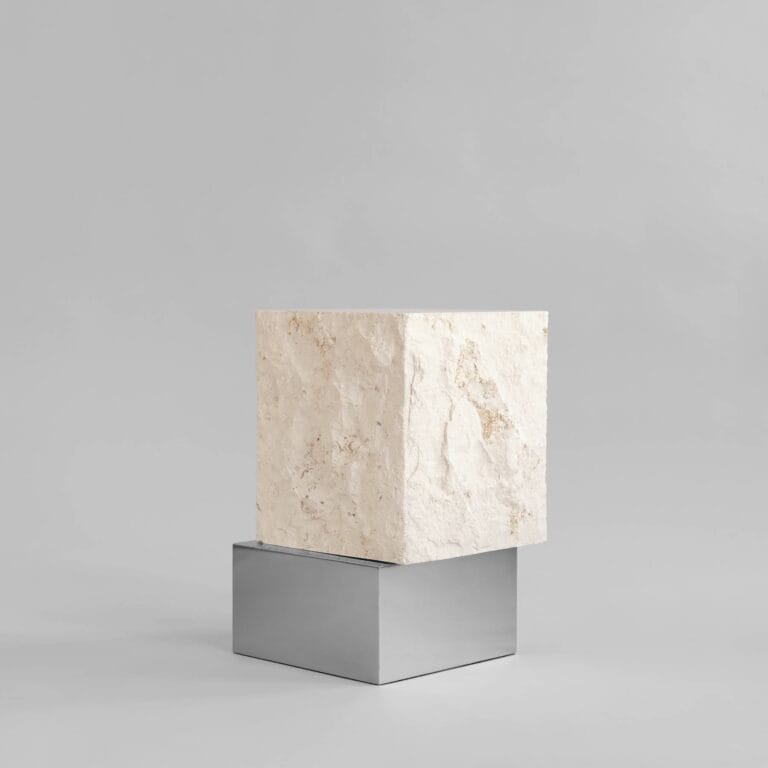 Staliukas Temple Limestone / Chrome  High