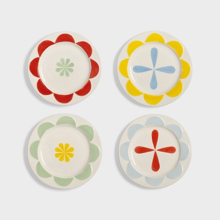 Lėkštutės Folk small 4 vnt. d17