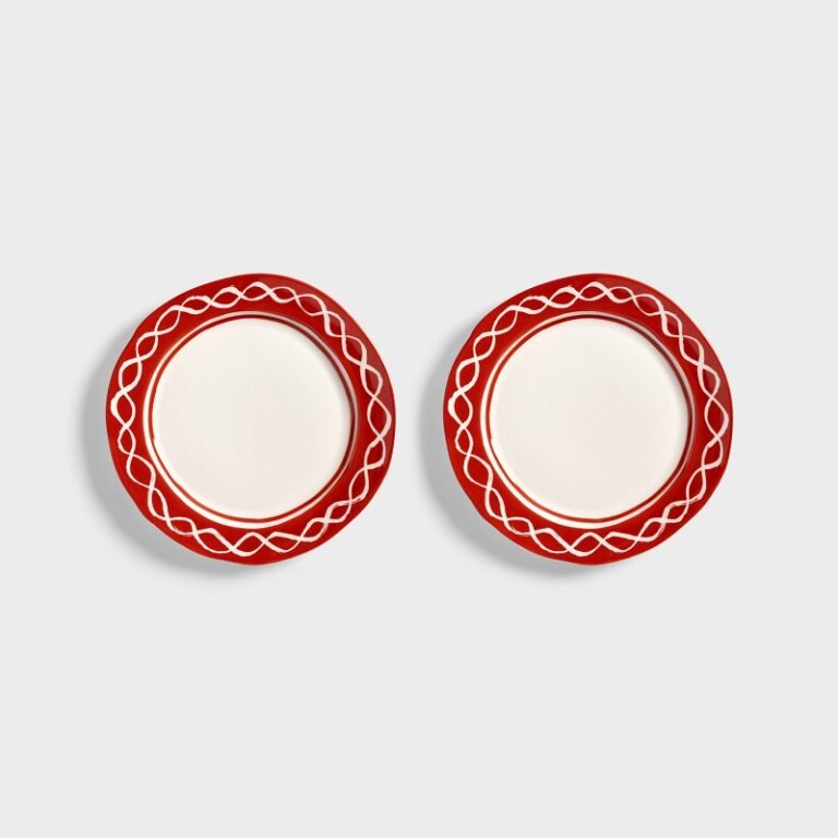 Lėkštės Festivo Red medium 4 vnt.