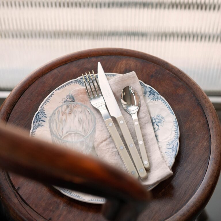 Stalo įrankiai Bistrot Solid Light Khaki 4 vnt.