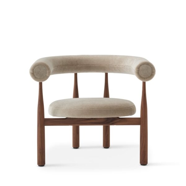 Krėslas Bukowski Loung Chair Walnut