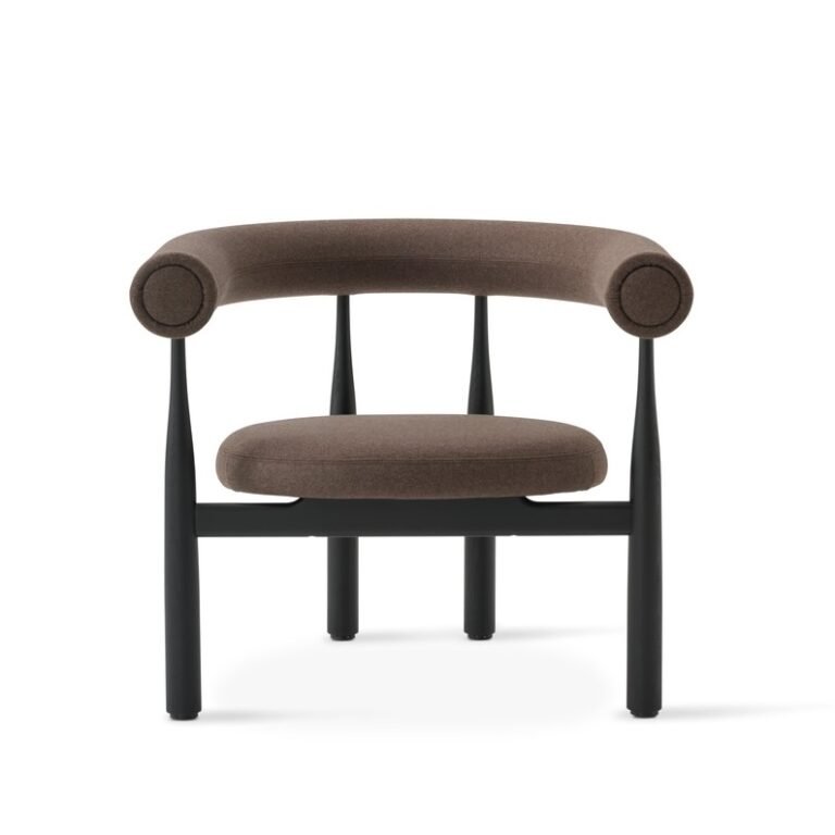 Krėslas Bukowski Loung Chair Black