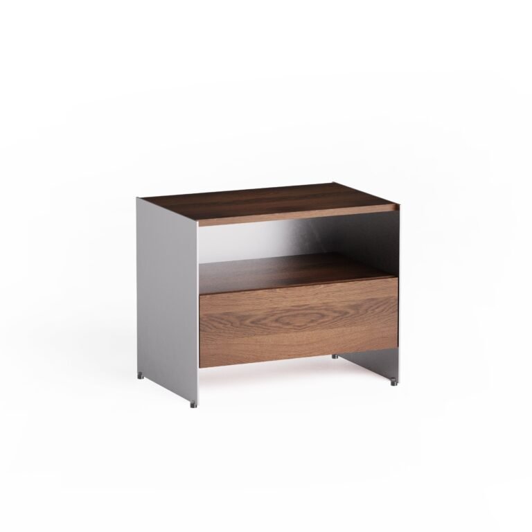 Šoninis staliukas Aloox 60 Open Dark Oak