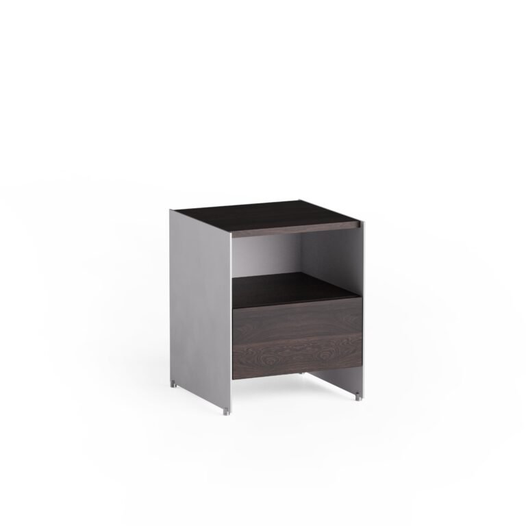 Šoninis staliukas Aloox 40 Half Ebony Oak