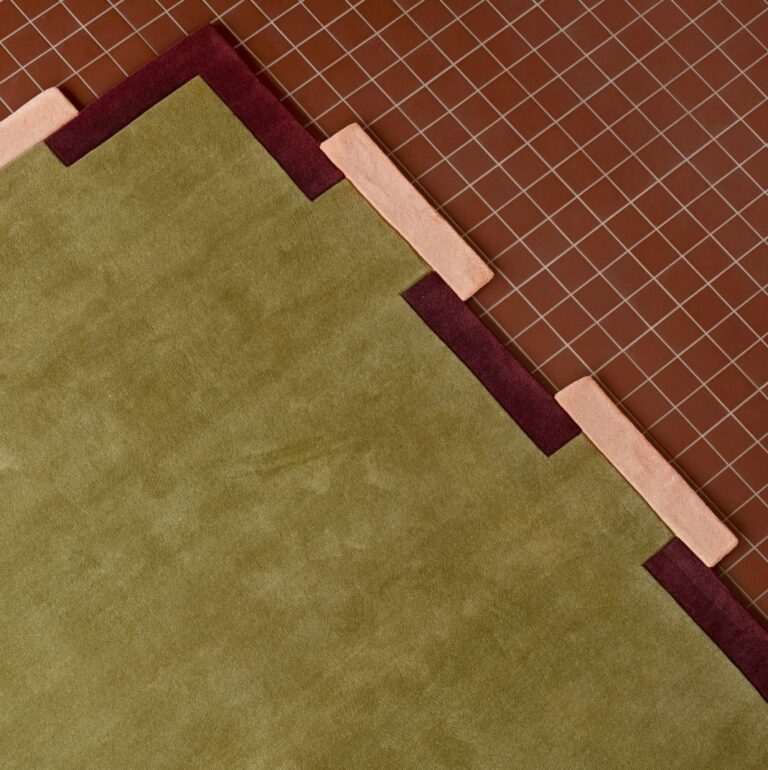 Kilimas Teklan Fregio Olive Blush