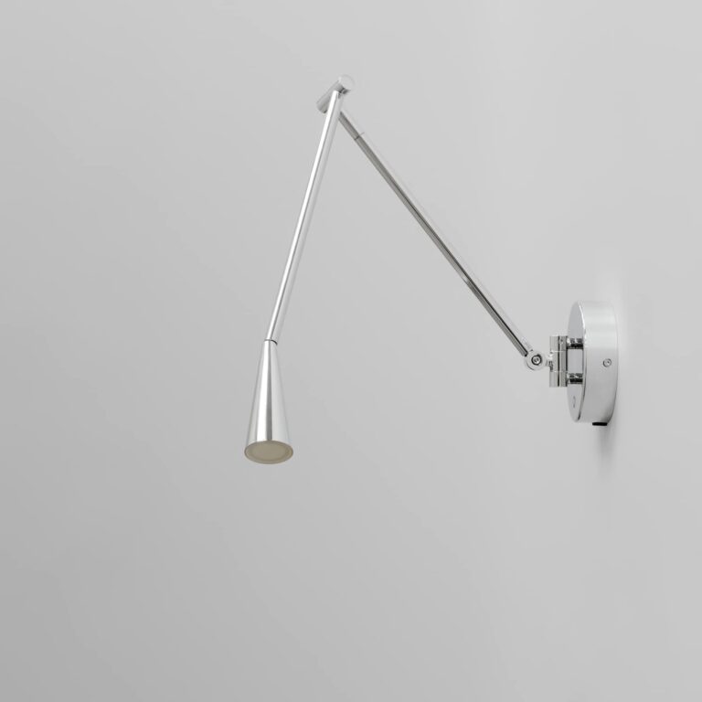 Sieninis šviestuvas Snake Chrome