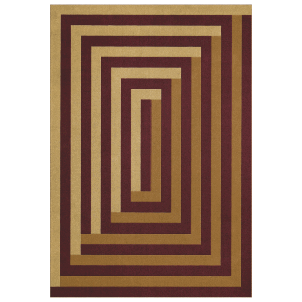 Kilimas Teklan Labyrinth Mulberry Sand