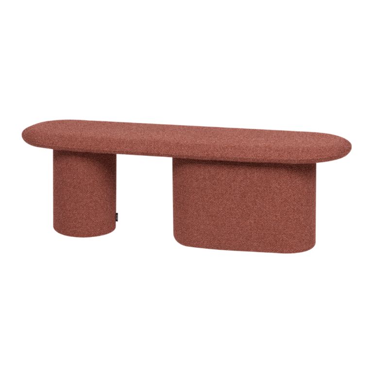 Minkštasuolis Rull Brick Red Bouclé
