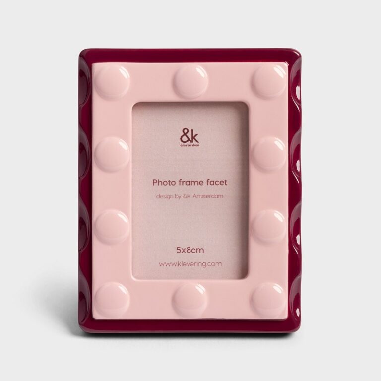 Rėmelis Facet Rectangle Small Pink